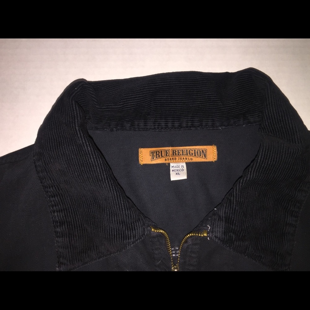 Black /navy blue True Religion Jacket